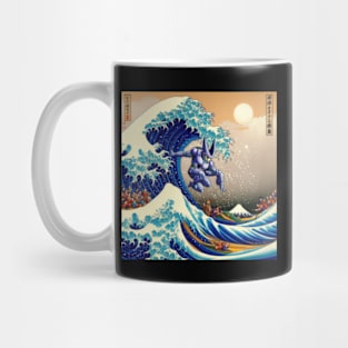 Perfact Cell surfing on the great wave Mug